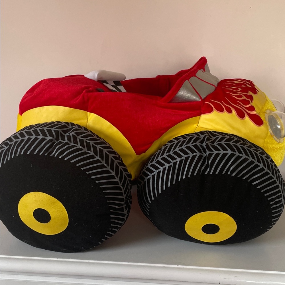 Flame Monster Truck Plush Toy - Picture 2 of 3